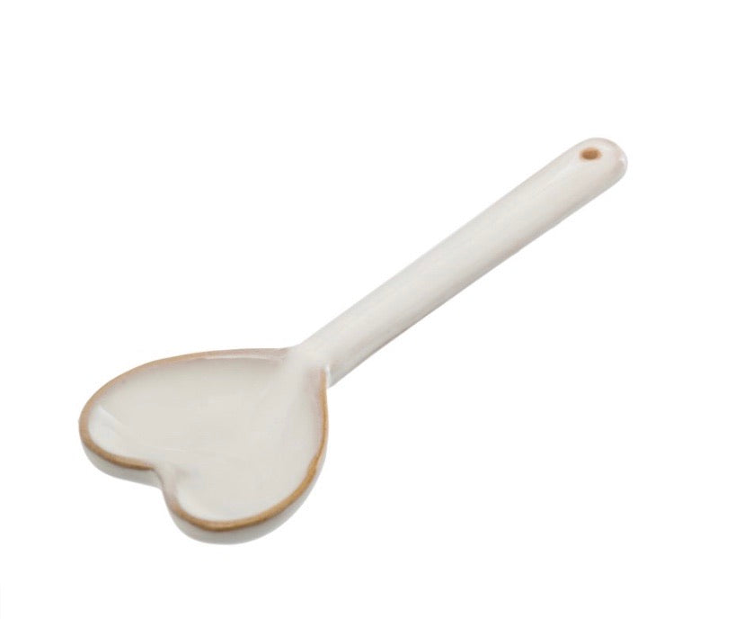 Heart Ceramic Spoon
