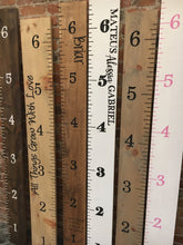 Load image into Gallery viewer, Handcrafted Wood-  Growth Rulers
