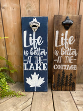Load image into Gallery viewer, Handcrafted Wood Beer-Cottage Opener
