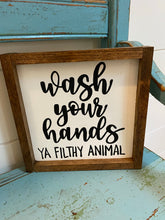 Load image into Gallery viewer, Wash Your Hands Framed Sign
