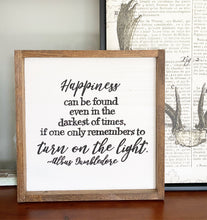 Load image into Gallery viewer, Harry Potter - Turn on the Light Quote
