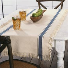 Load image into Gallery viewer, Table Runner- Blue Striped
