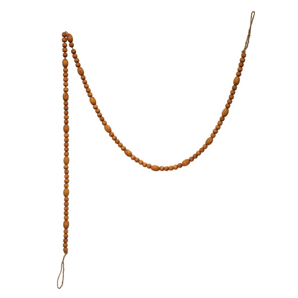 Beads-Carmel Paulownia Wood