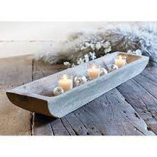 Load image into Gallery viewer, Paulownia Wood Rectangle Tray - Gray
