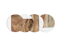 Load image into Gallery viewer, Marble-Wood Coasters
