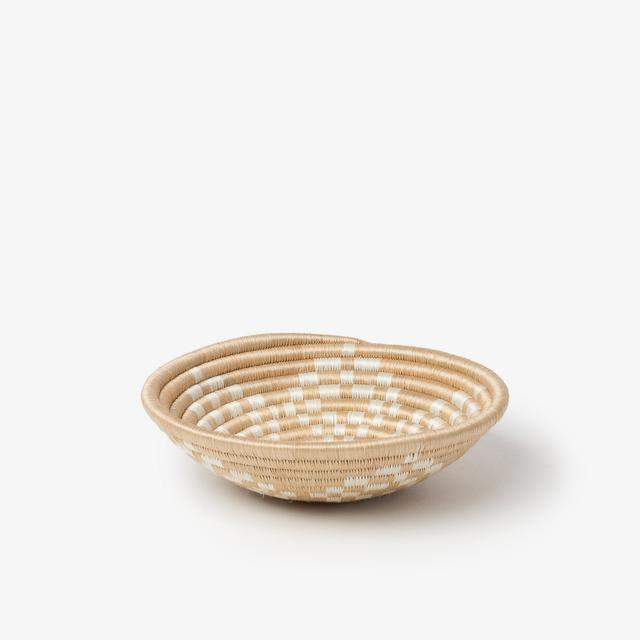 White Bariku Bowl/Wall Basket